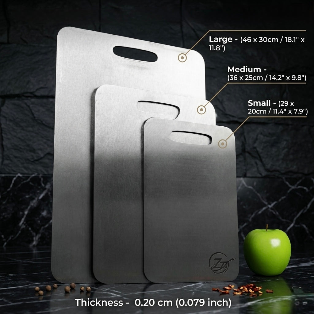 Titanium Cutting Board – Zentialo®