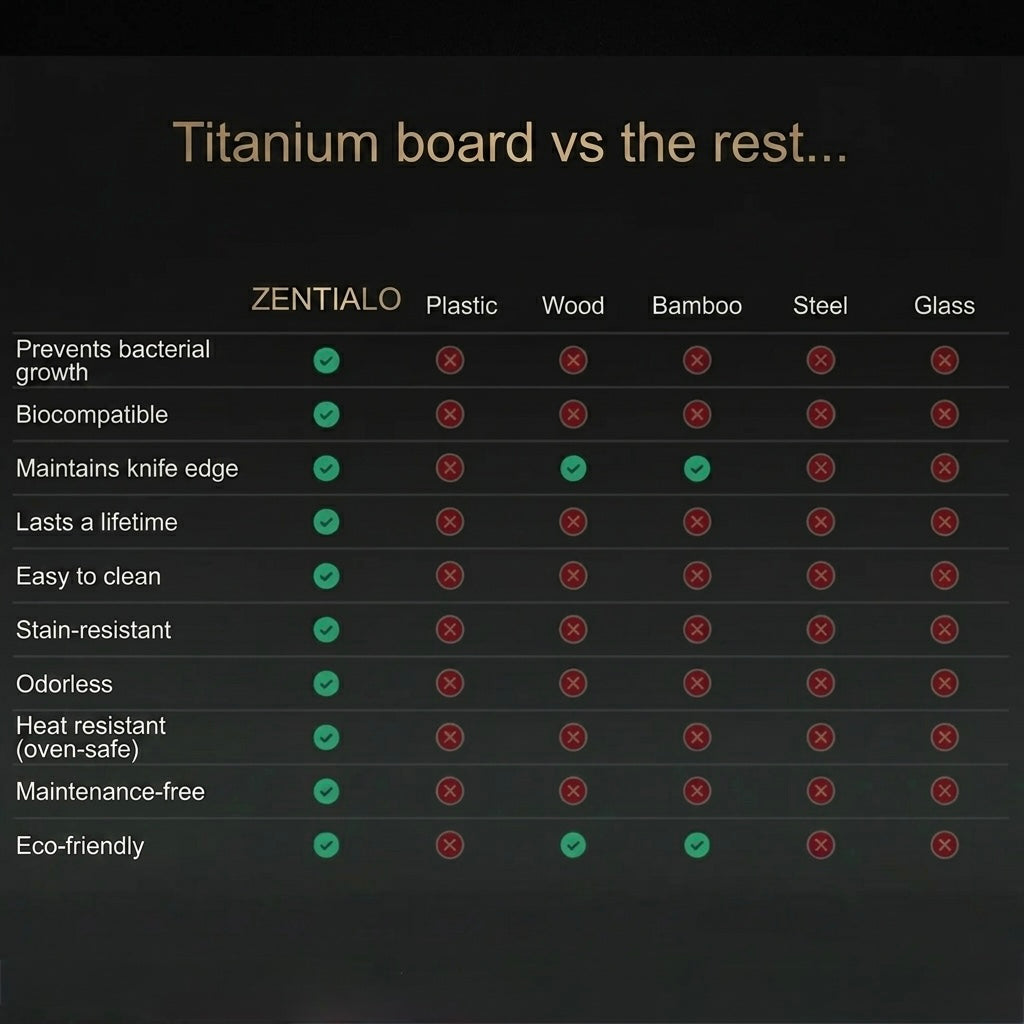 Titanium Cutting Board – Zentialo®
